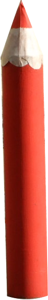 Červená pastelka